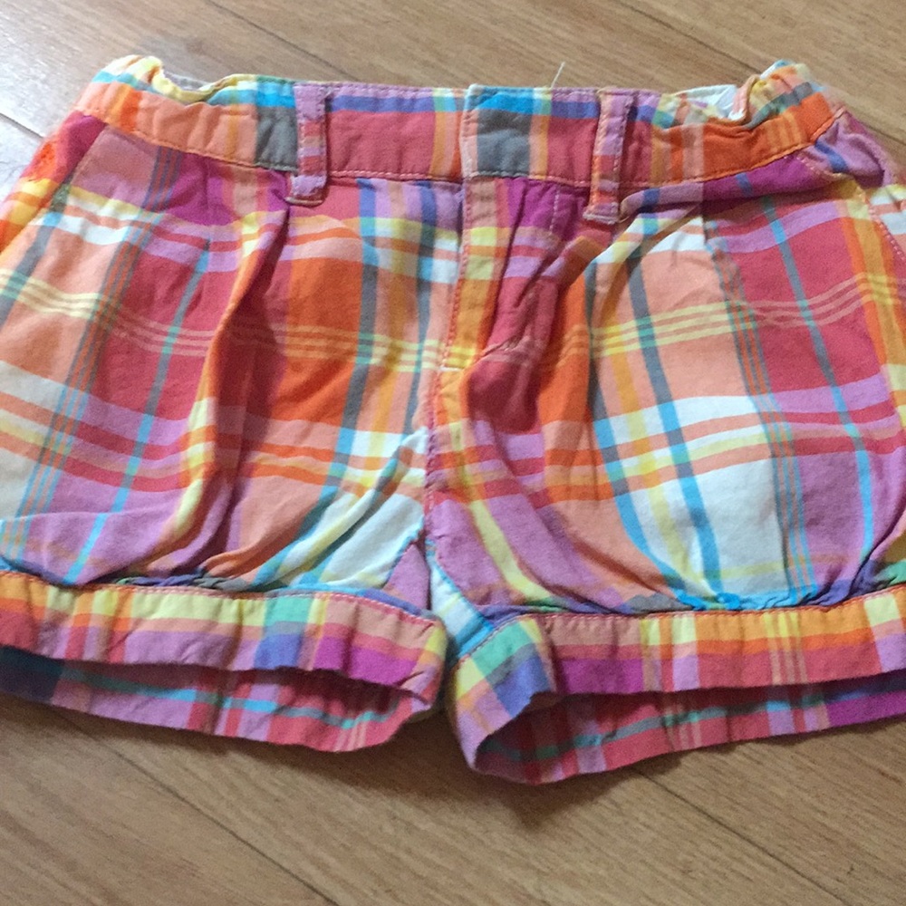 Adorable little madras plaid Ralph Lauren shorts 5